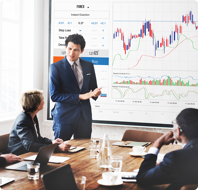 Hands holding coins and plant